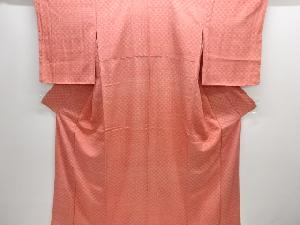 変わり青海波模様付け下げ小紋着物